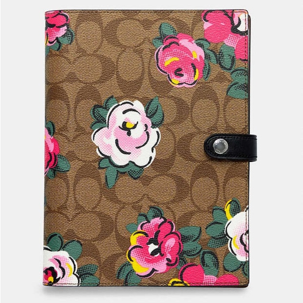 Coach Floral Print Wallet